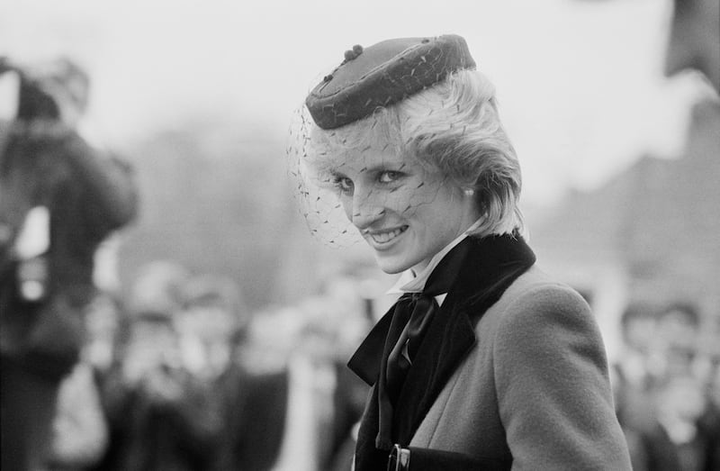 Diana, Princess of Wales, visits Colston's School in Bristol in 1983