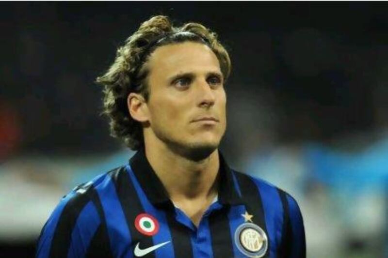 Diego Forlan was happier to carry out his coach's tactical decisions earlier this year. Claudio Villa / Getty Images