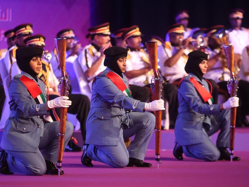 Since the induction of 24 women officers into the force in April 1978, their role has consistently grown, with Abu Dhabi Police now counting about 3,000 women in its force. Fatima Al Marzooqi / The National 