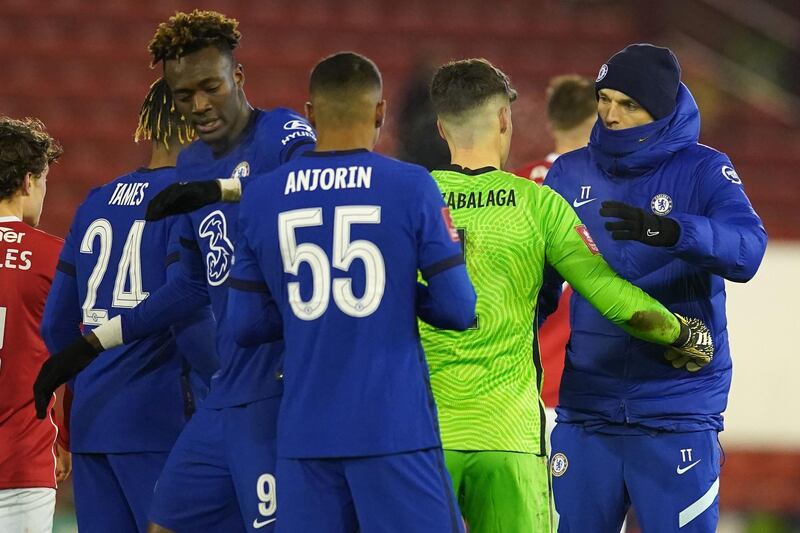 MF Tino Anjorin, 6 - The teenager replaced an underpar Ziyech in the 69th minute for only his second FA Cup appearance. AFP