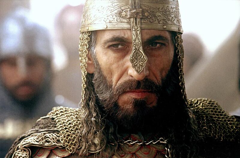 Ghassan Massoud as Saladin in Kingdom of Heaven. 20th Century Fox / Everett / REX / Shutterstock