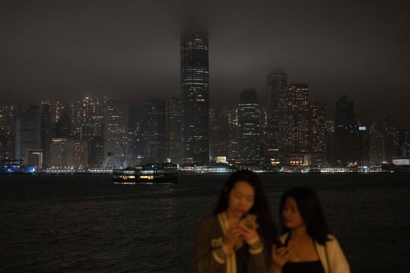 A star ferry crosses Victoria Harbour in Hong Kong. AFP