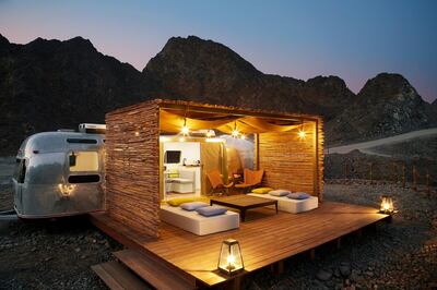 The Hatta Sedr trailers are the first trailer-hotel concept in the UAE 