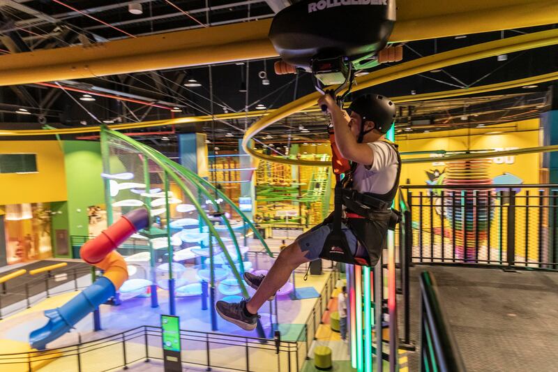 Glitch, an indoor activity complex, is opening at Al Ghurair Centre in Deira on June 19. All photos: Antonie Robertson / The National