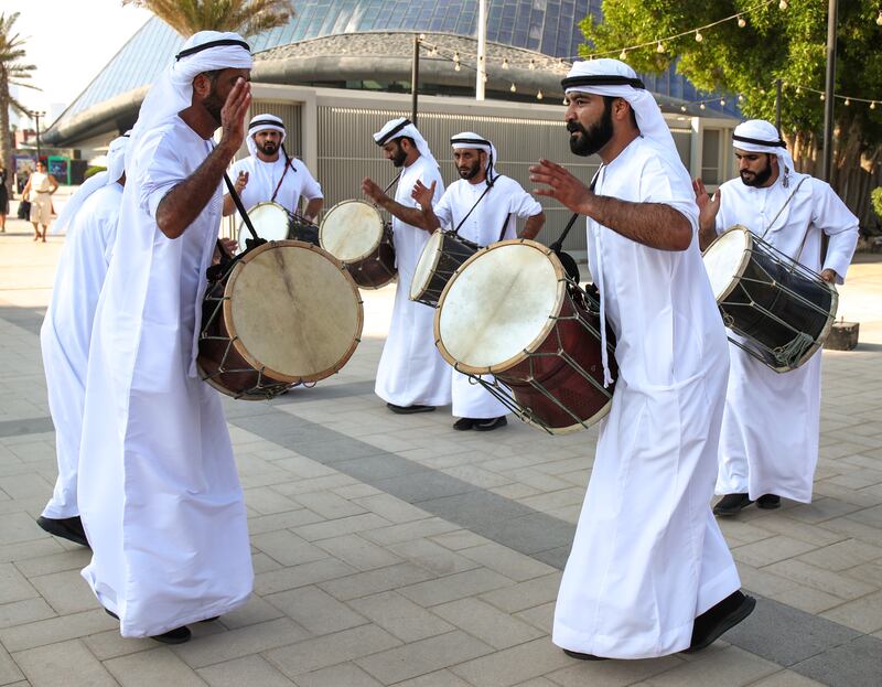 Day three of the Culture Summit Abu Dhabi opened with a traditional performance from the mountain regions.