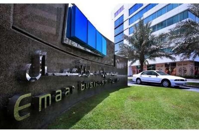 Emaar Properties fell 5.9 per cent.