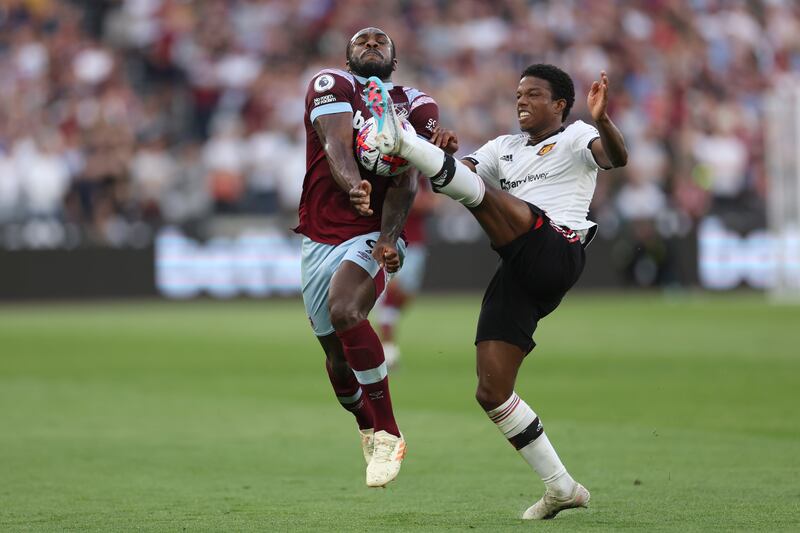 Tyrell Malacia – 5. Scraped his studs down Cresswell’s achilles and yellow carded for it. United’s defence were bullied by the aggressive, effective, Hammers. AP