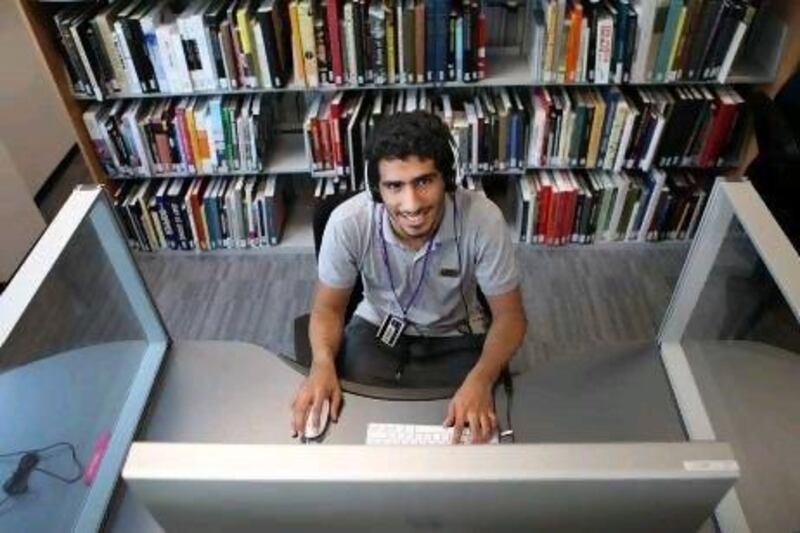Ahmed Al Amery hopes that by having an Emirati roommate he will settle into a new emirate and into university life at NYUAD.
