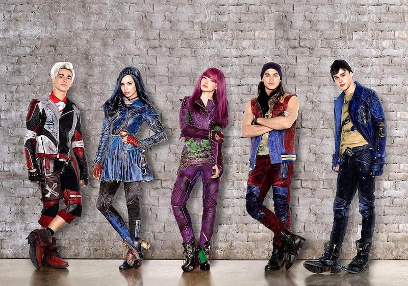 HIS WORK: Cameron Boyce, far left, in 'Descendants 2' (2017)