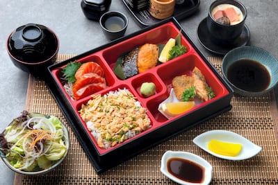 Bento box at Sakura 