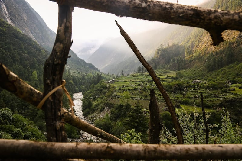 The view from a trail near Mt Manaslu, Nepal. Stuart Butler