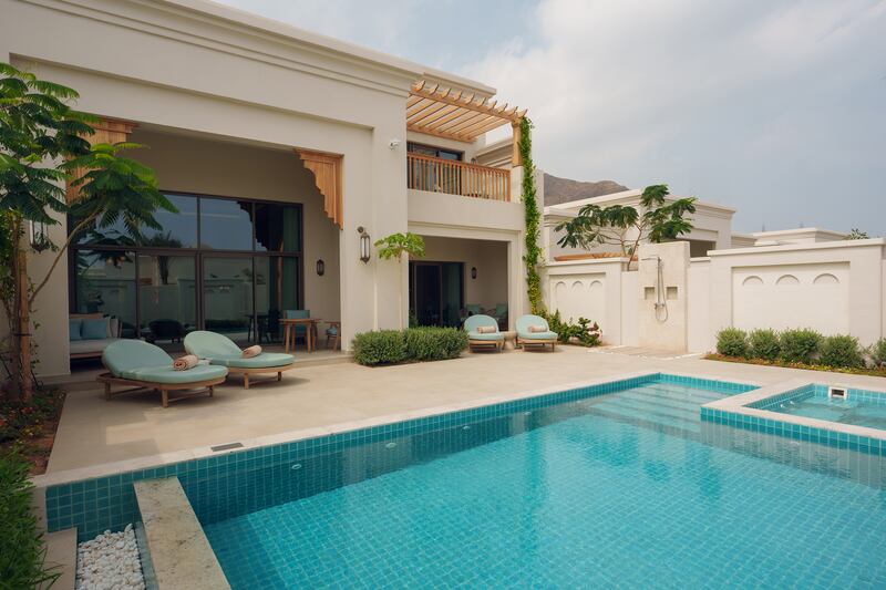 Villas all come with private pools