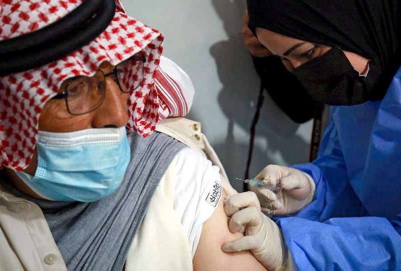 The UK is leading calls for a vaccination ceasefire to allow Covid-19 vaccines to reach people living in conflict zones. AFP