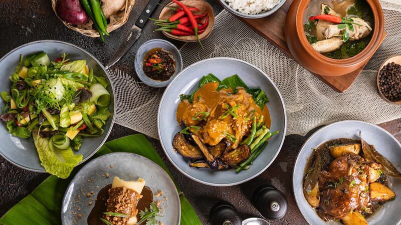 Dishes at Mangrove Philippines Cuisine, winner, Favourite Casual Dining Restaurant, Expo Eats Awards. Photo: Expo 2020 Dubai