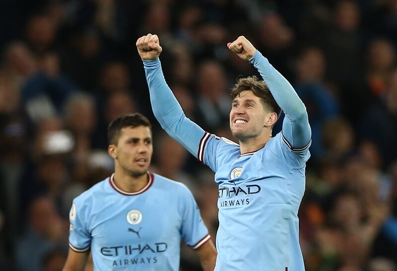 CB: John Stones (Manchester City). Behind Haaland and De Bruyne, Stones has a strong claim to be City’s third-best player this season. Continued his wonderful form with a towering header in City’s 4-1 thrashing of title rivals Arsenal. EPA