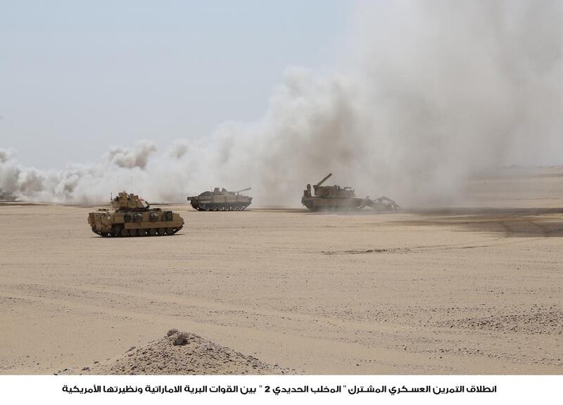 A joint military exercise by the UAE and US ground forces began on Monday in Abu Dhabi. Wam