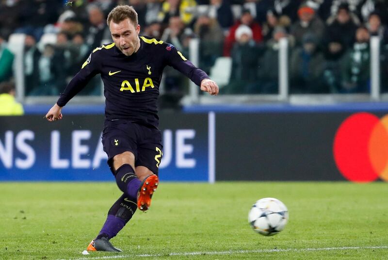 Tottenham's Christian Eriksen. Antonio Calanni / AP Photo