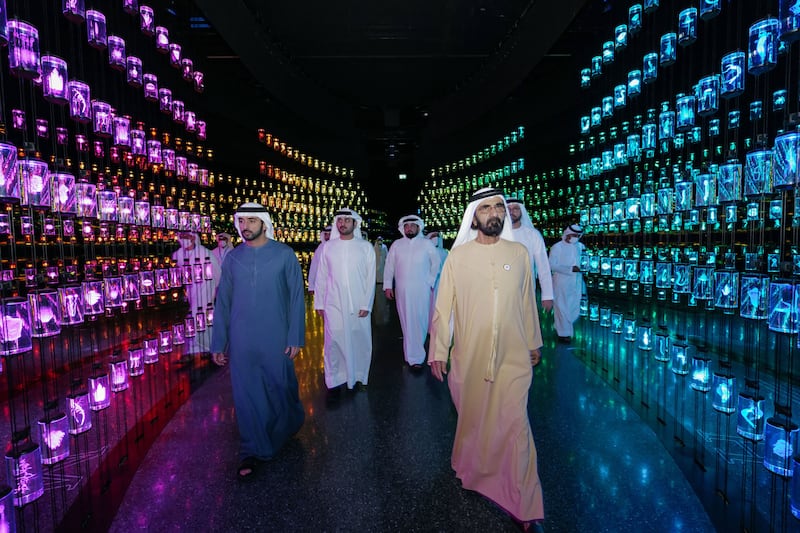 The museum takes visitors on a journey to the year 2071.