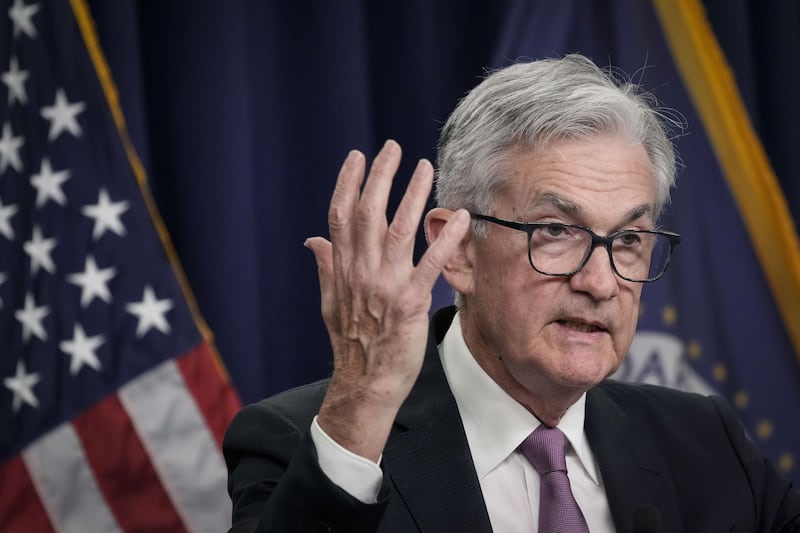 Fed chairman Jerome Powell believes a period of slower growth and some labour market softening could help to lower inflation. Getty
