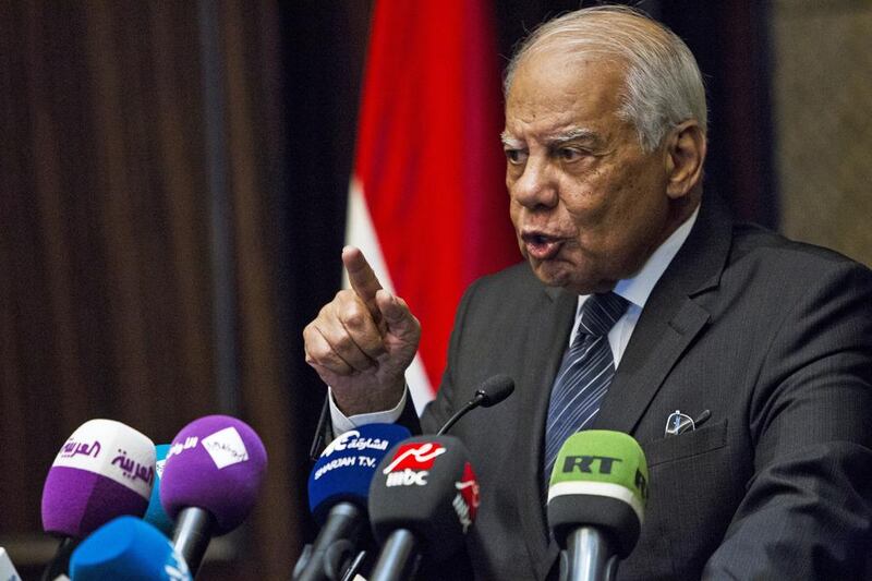 Egypt will not allow any country to threaten the security of the GCC, even if the have previously shared in bilateral talks with that country, its Prime Minister Hazem Al Beblawi says. Christopher Pike / The National
