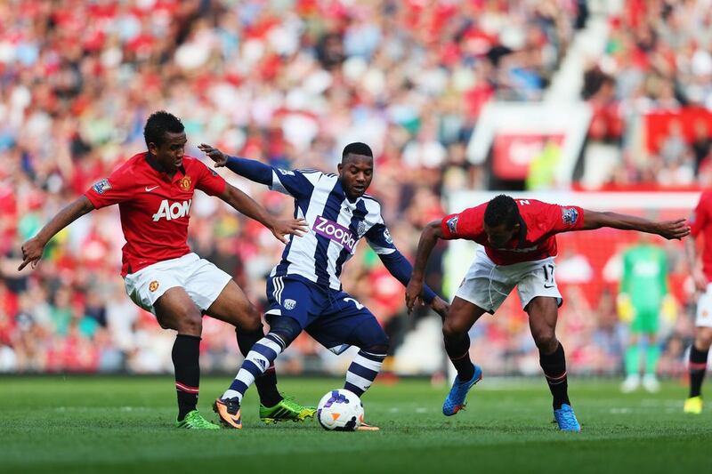 Stephane Sessegnon, the West Brom centre forward, was man of the match at Old Trafford. Paolo Di Canio’s decision to sell him looks still stranger. Alex Livesey / Getty Images