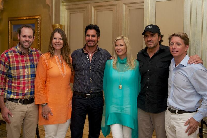 A handout photo of the cast of Bold and the Beautiful at Emirates Palace, Abu Dhabi (Courtesy: Emirates Palace)