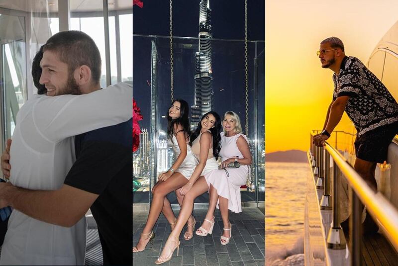 From world-famous DJs and reality TV stars to UFC champions, here are the famous faces spotted in Dubai this week. Instagram