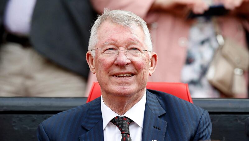 Sir Alex Ferguson enjoyed his return to the dugout. PA