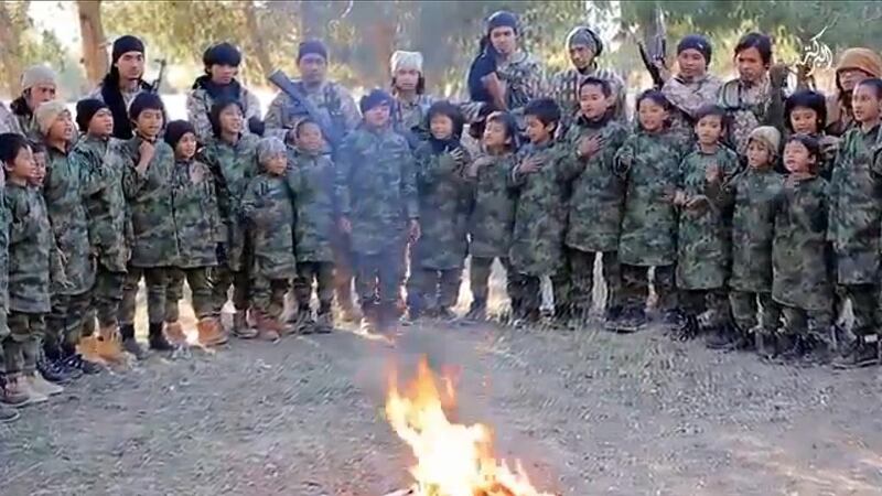 In 2016, ISIS released a propaganda video showing its its child recruits in South East Asia / YouTube