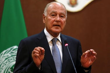 Arab League Secretary General Ahmed Aboul Gheit said Turkey's actions in the region had become a cause for concern. AFP 