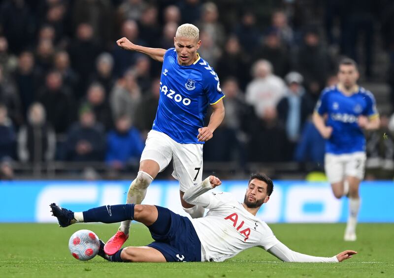 Richarlison - 5, Rarely threatened and made a mess of his early shot. He did work hard for large periods of the game and tried to make things happen. Getty Images