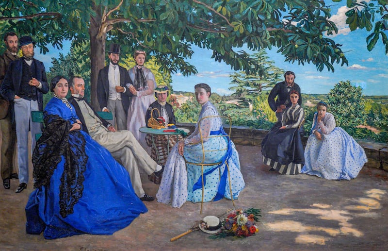 'Family Reunion' (1867-1841), oil on canvas by Frederic Bazille. Victor Besa / The National