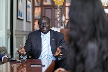 Awow Daniel Chuang, director general for petroleum authority said South Sudan's potential for oil exploration was greater than previously estimated. Reem Mohammed/The National