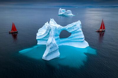 Albert Dros won first place in the drone category for 'Beauty of Greenland'. Courtesy Albert Dros