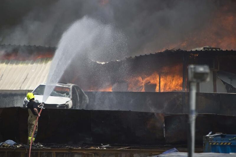 A reader says the Sharjah Government should do more to protect people from the dangers of fire. Antonie Robertson / The National