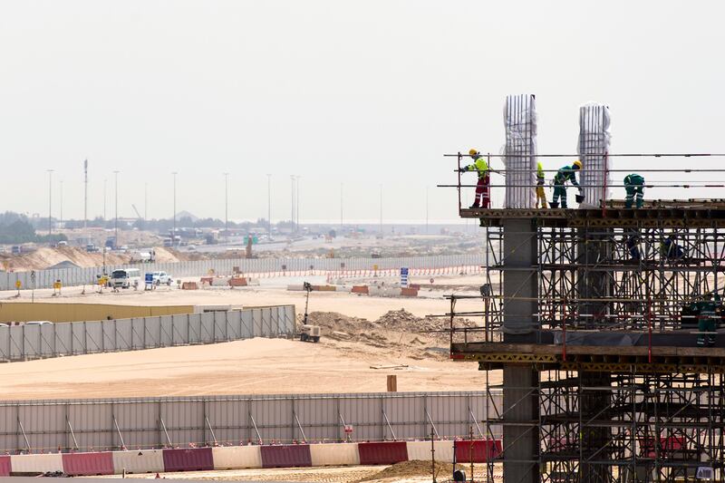 DUBAI, UNITED ARAB EMIRATES, 3 APRIL  2017. Mock up Compound site at Expo 2020 Dubai.

Photo: Reem Mohammed / The National (Reporter: Ramola Talwar / Section: NA) *** Local Caption ***  RM_20170403_EXPO2020_004.JPG