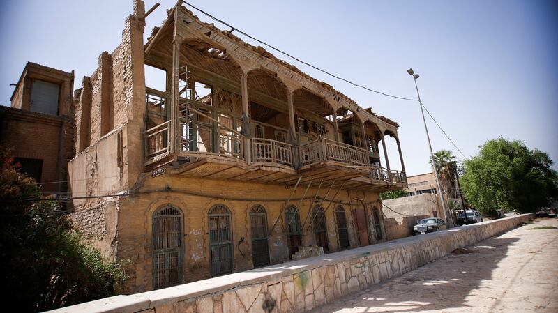 Many of Baghdad's roughly 2,500 remaining historic houses are falling apart. All photos: Reuters