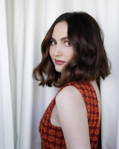 The iteration of the classic bob, the inverted bob focuses the length at the front, as seen on Maude Apatow. Photo: @maudeapatow / Instagram
