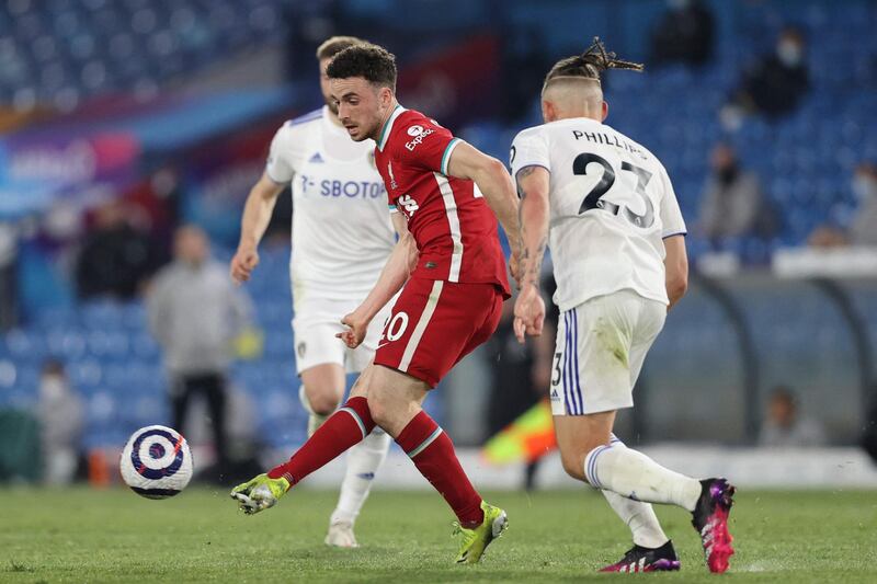 Diogo Jota - 6. The Portuguese produced a brilliant diagonal ball to set up the opening goal. He should have scored from a free header in the second half before he was replaced by Oxlade-Chamberlain with nine minutes left. AFP