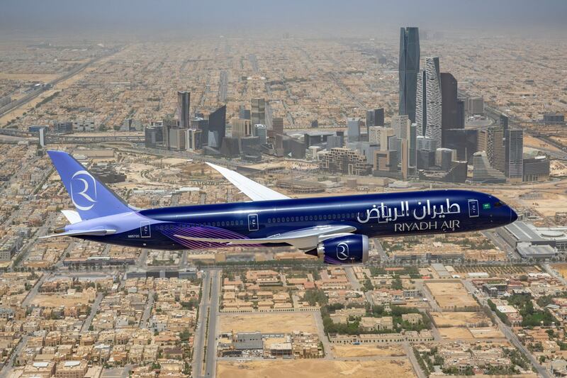 All Riyadh Air flights will operate with the code RX. Photo: Riyadh Air