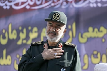 Major General Hossein Salami, the leader of Iran's Revolutionary Guard Corps, is known for his fiery rhetoric. AFP