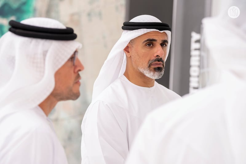 Sheikh Khaled bin Mohamed, Crown Prince of Abu Dhabi, tours the expansion of Al Falah housing project, developed by Abu Housing Authority and stakeholders, which has provided 899 new homes for citizens in Abu Dhabi. All photos: