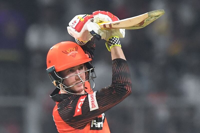 Harry Brook scored an unbeaten century opening the innings against Kolkata on Friday. AFP