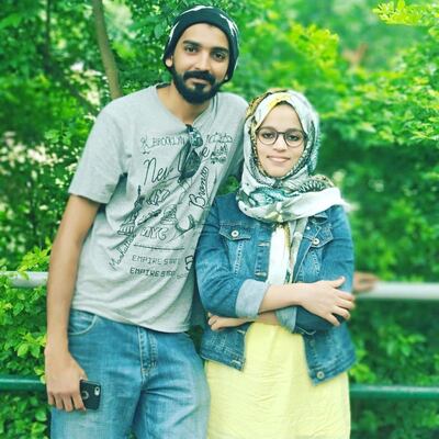 Sharjah residents Jasleen Umer with her husband Ejaz Umer. Jasleen cancelled a booking that would have placed her on the Air India Express flight from Dubai to Kozhikode that killed at least 17 passengers on landing in southern India. Courtesy: Ejaz Umer 