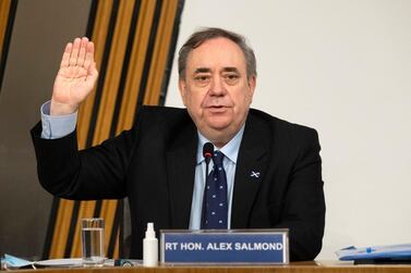 Former Scottish first minister Alex Salmond accused his successor Nicola Sturgeon of a failure of leadership. Getty Images