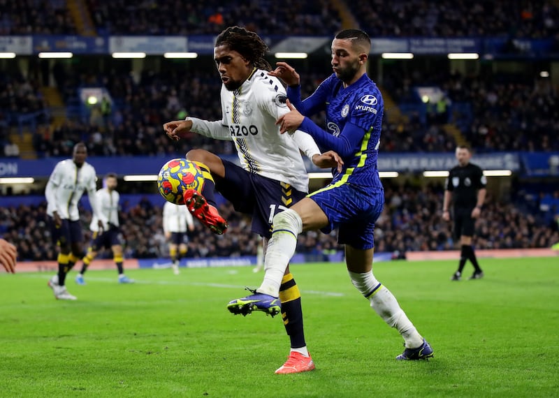 Alex Iwobi – 6 Didn’t see a lot of the ball in the first half but did well closing down and pressuring Chelsea, albeit the Blues were largely unaffected. Perhaps needed better decision-making, especially as Everton broke on the counter. Reuters