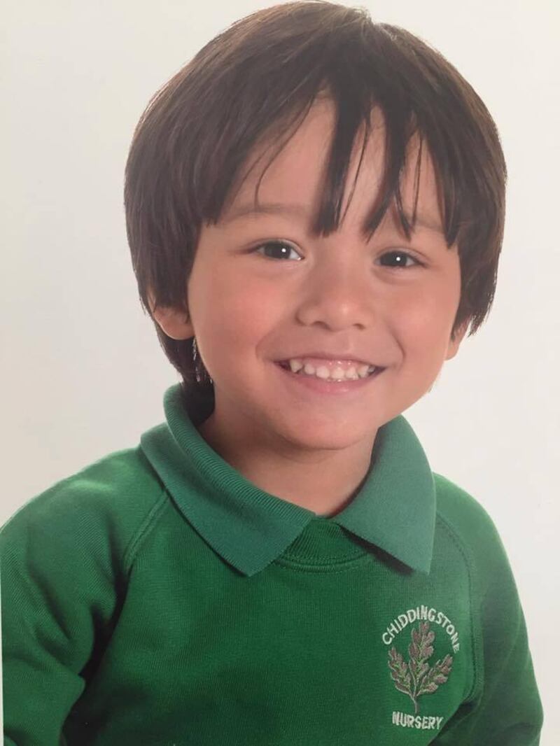Julian Alessandro Cadman, 7, has been reported missing by his family following the Barcelona attack. Tony Cadman / Facebook