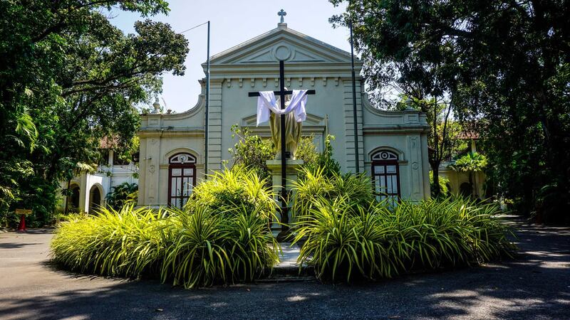 The front of the Archbishop’s House in Colombo, Sri Lanka, April 24, 2019. Jack Moore / The National