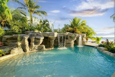 The property's inviting pool grotto. Courtesy Sotheby’s International Realty