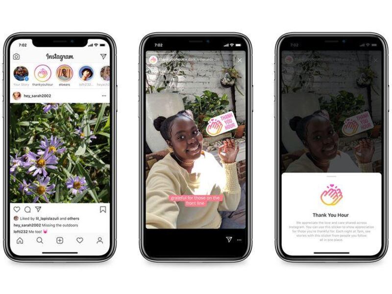 Instagram's has launched a new 'Thank You Hour'. Instagram